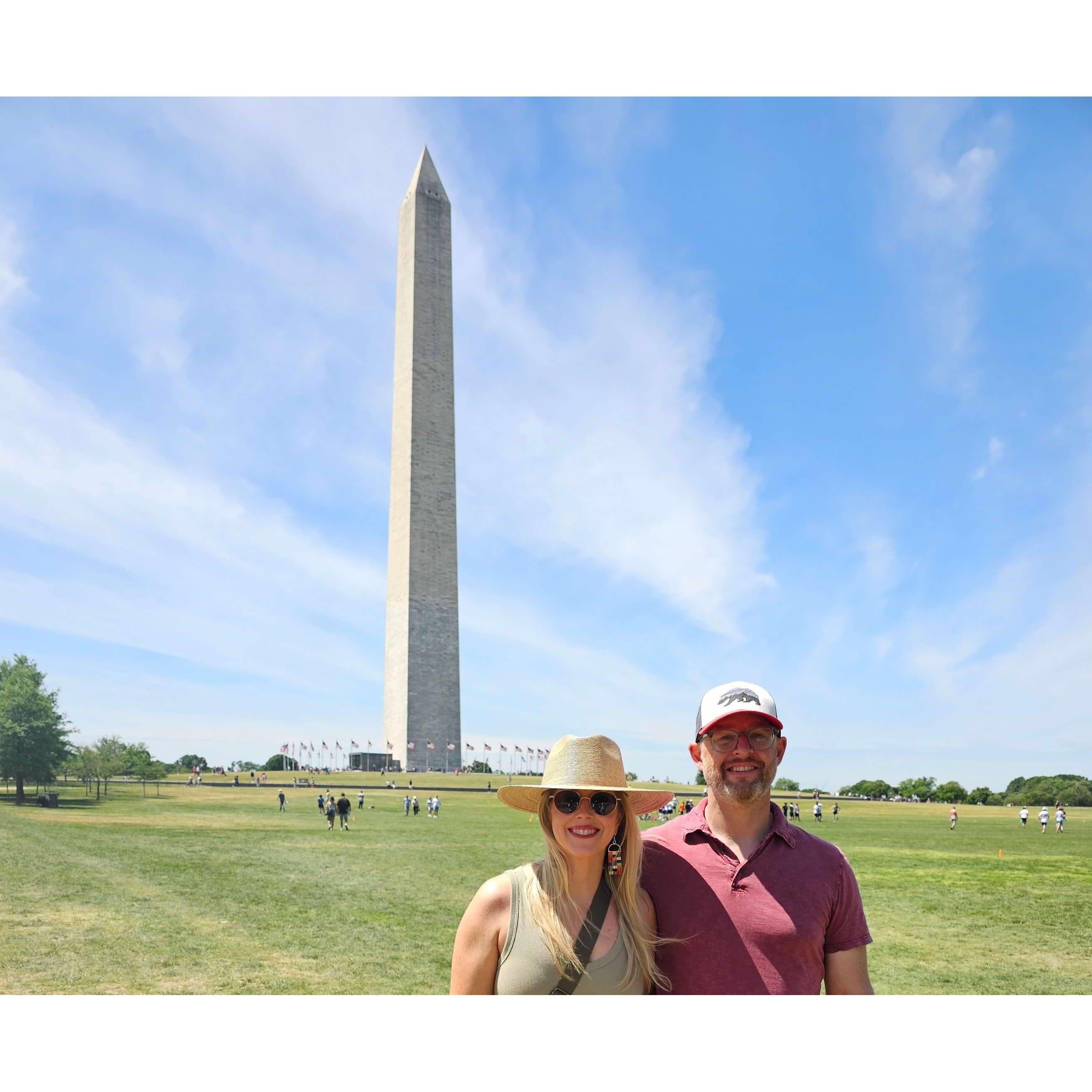 Washington Monument in D.C. - May 2023