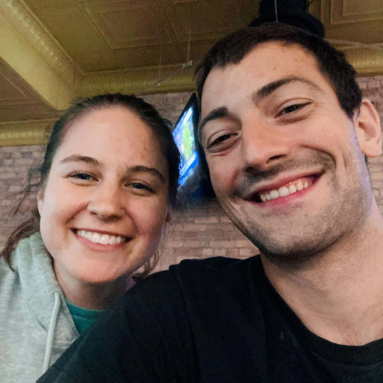 We enjoyed a much needed meal at a Duluth, MN bar after a thrilling North Shore hike.