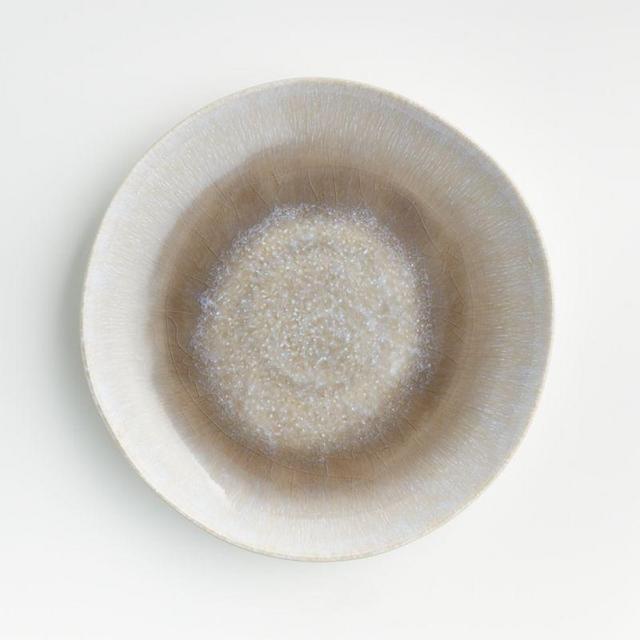 Caspian Grey Reactive Glaze Dinner Plate