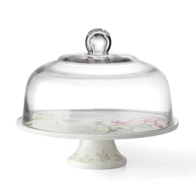 Lenox 898188 Butterfly Meadow 25th Anniversary Cake Plate