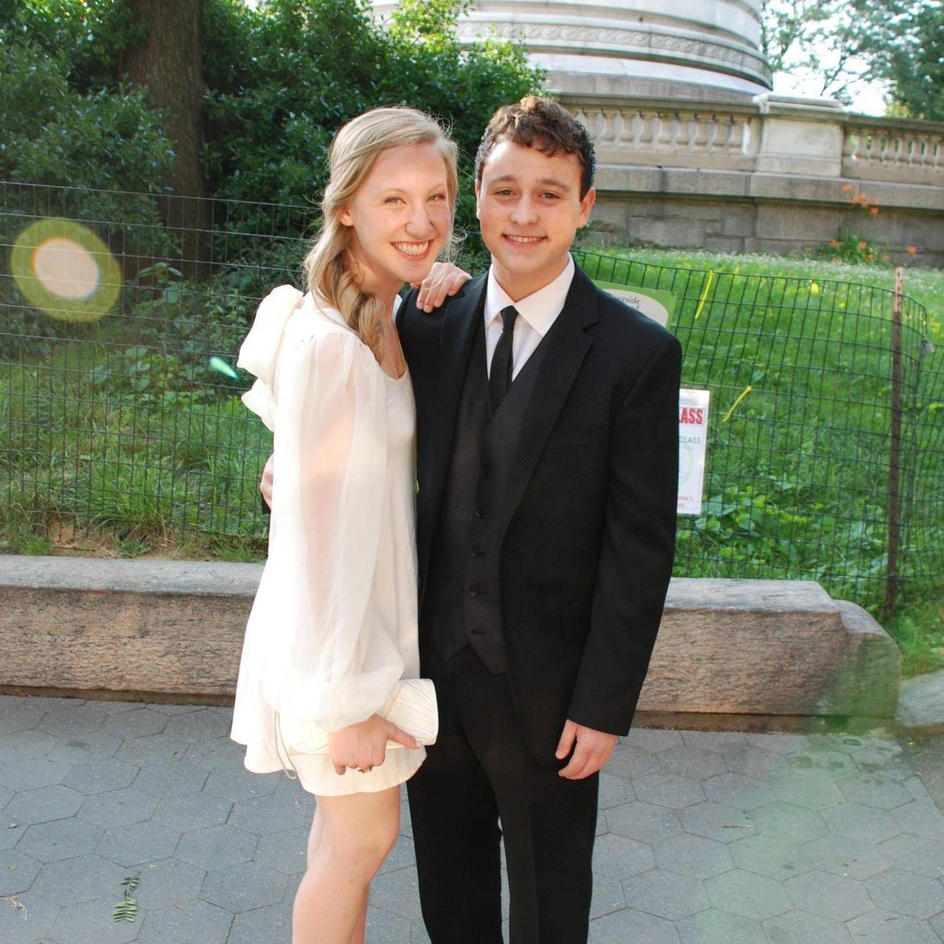 Carly and Max looking infantile during their Junior Prom in 2012.