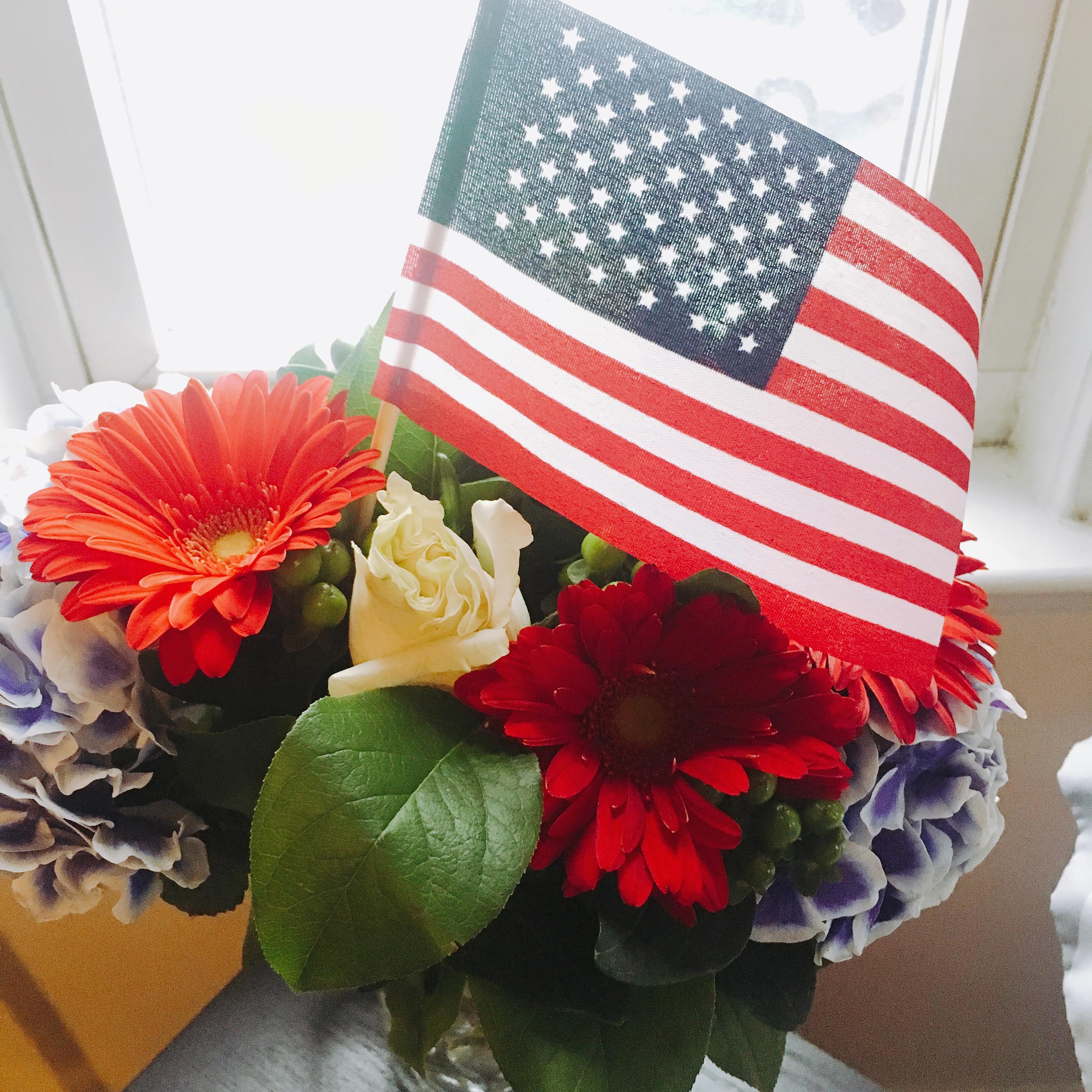 First Flowers I got when I became an US citizen