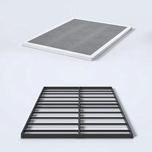 YORMDMO 2 Inch Queen Bunkie Board, Low Profile Heavy Duty Box Spring for Queen Bed, Mattress Foundation Bed Base with Fabric Cover, Easy Assembly