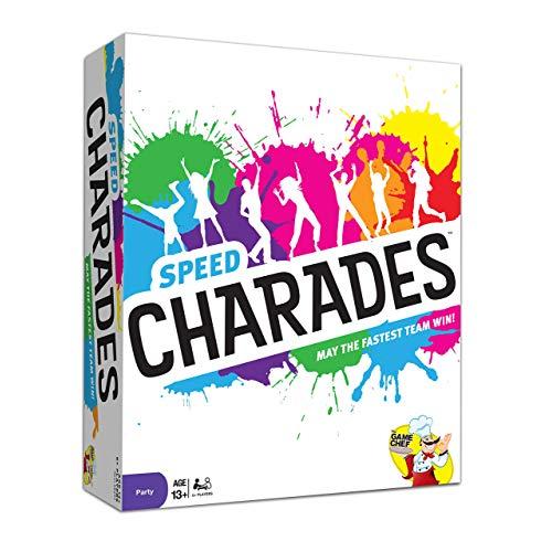 Charades Party Game – Speed Charades Board Game – Fast-paced Family Games - Perfect for Groups and Game Nights