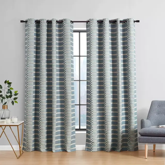 Urban Thread® Ranchester 108-Inch Grommet Room Darkening Window Curtain Panel in Blue
