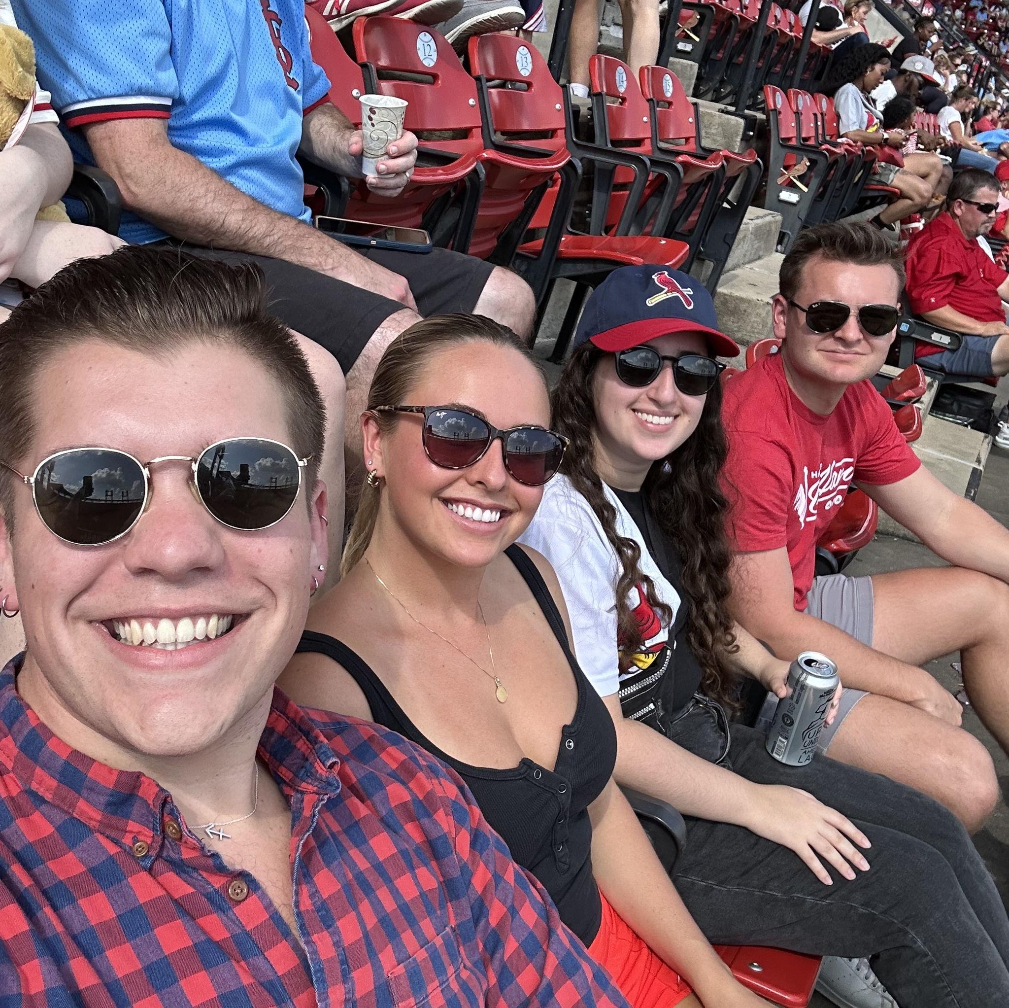 Sept 2023: Our 2nd Cardinals game with friends