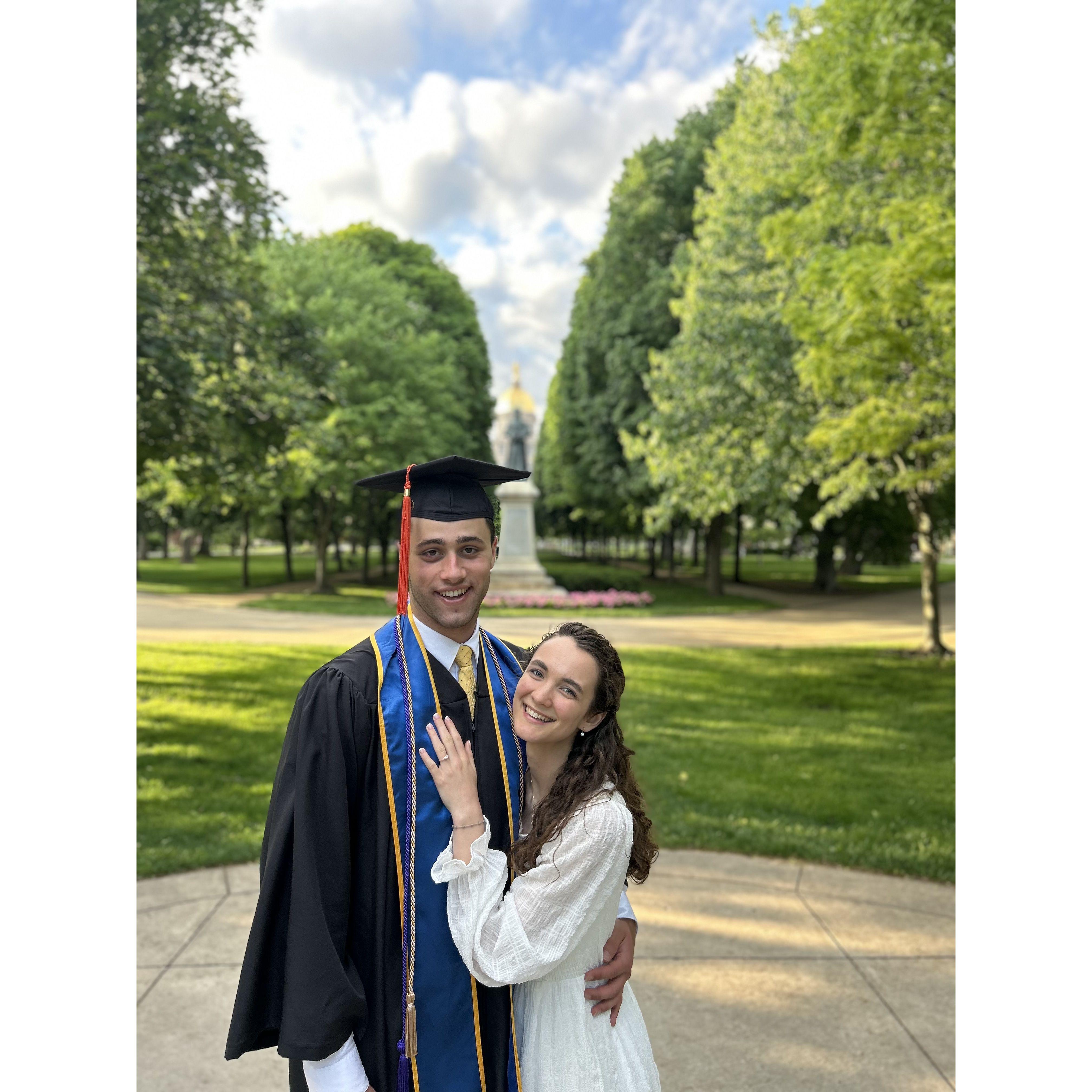 Greg's graduation day, Spring 2025!