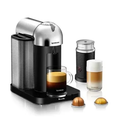 Nespresso® by Breville® VertuoLine Coffee and Espresso Maker Bundle with Aeroccino Frother