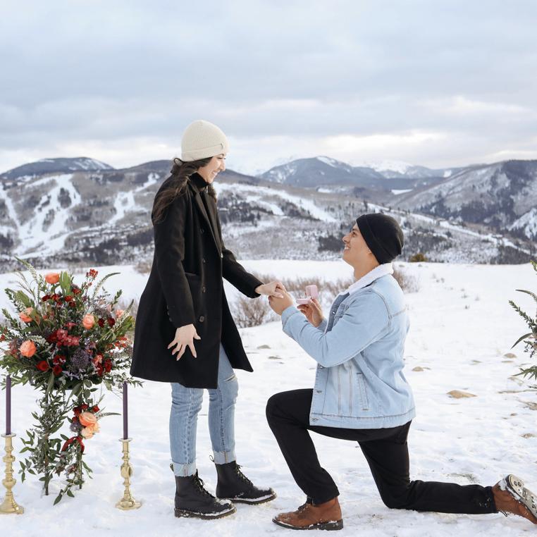 Our proposal in Vail, Colorado! 💍