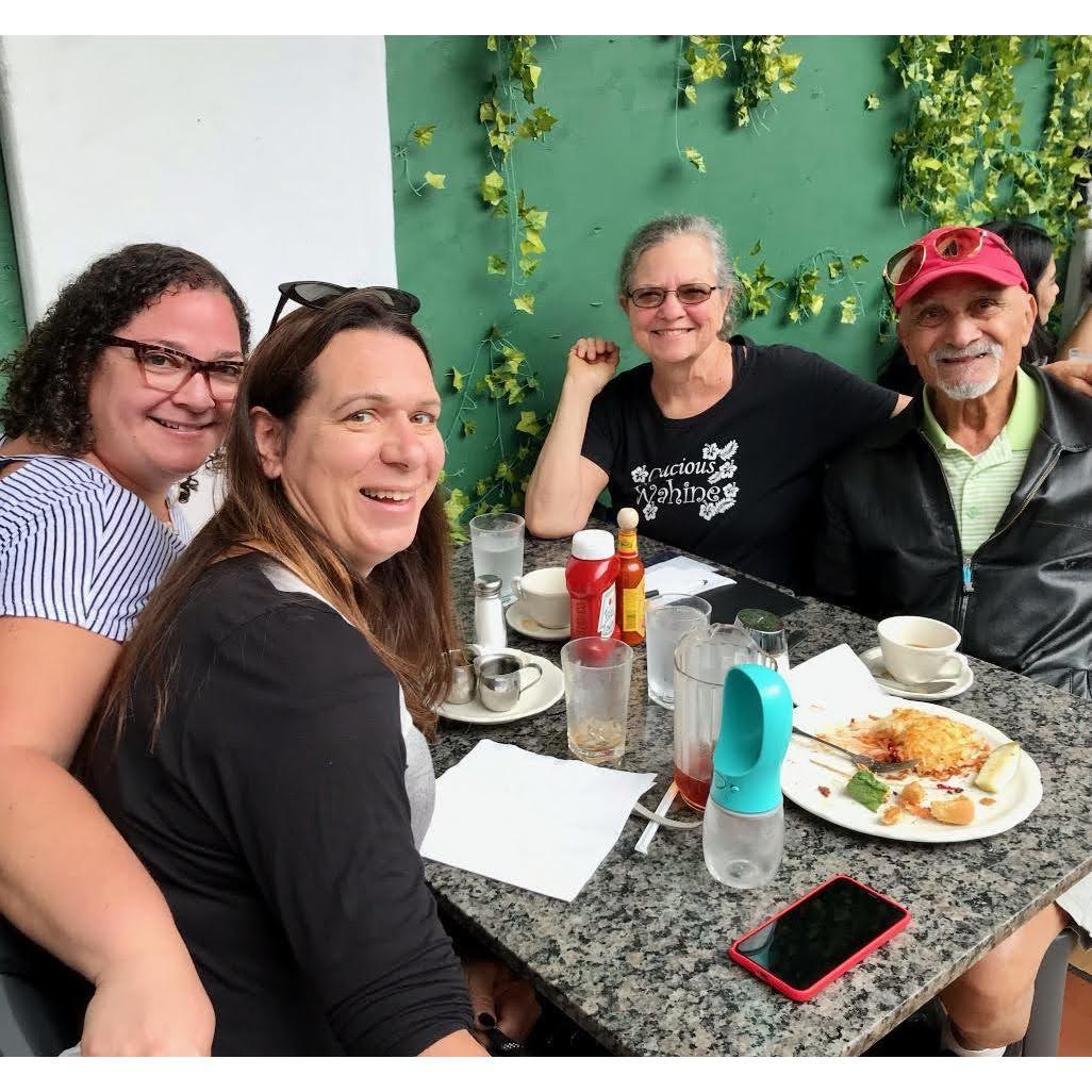 Brunch with Nalani's parents in San Diego celebrating Nalani's birthday - Oct 2021