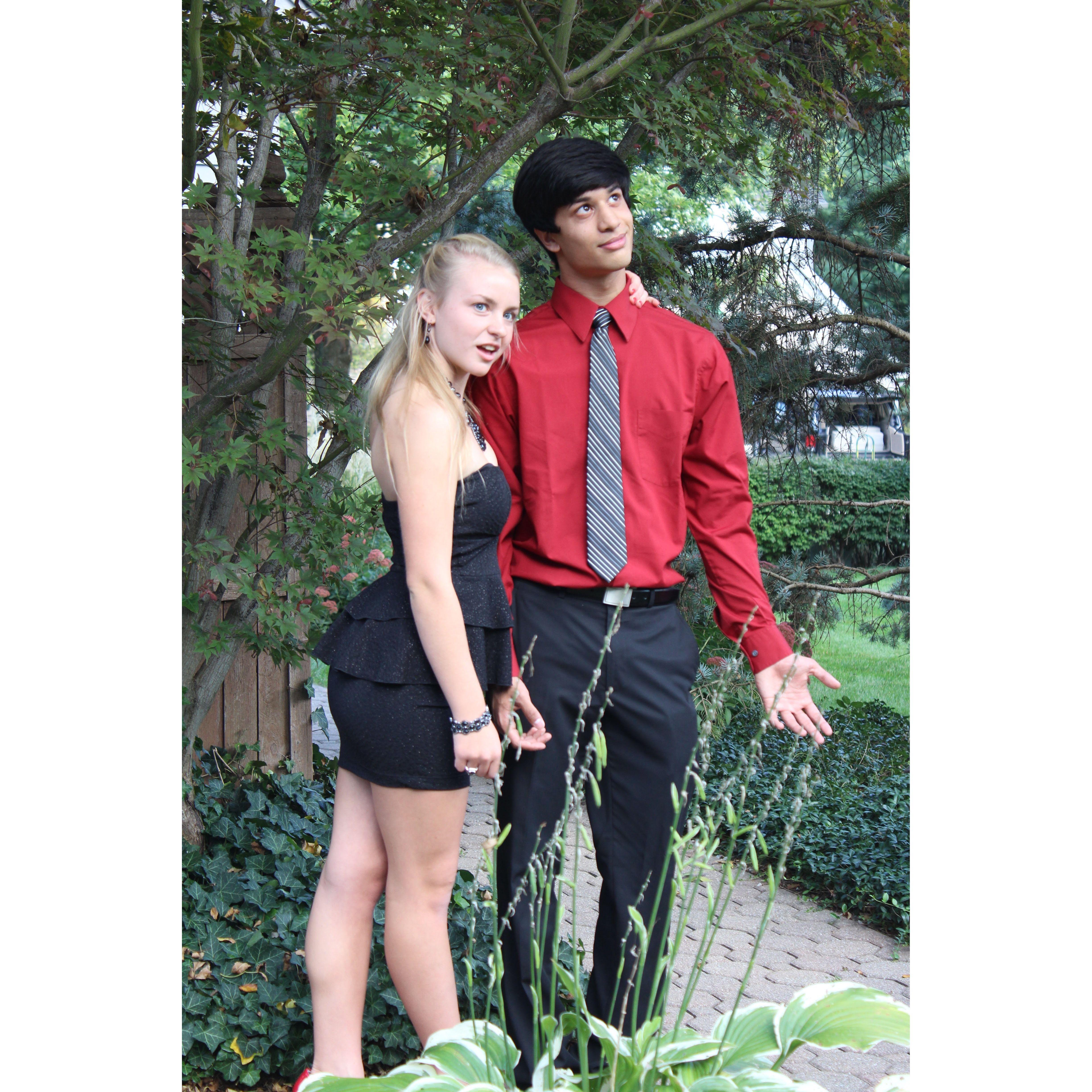 First homecoming where Aditya asked Chelsea to be his Girlfriend (09/28/2013)