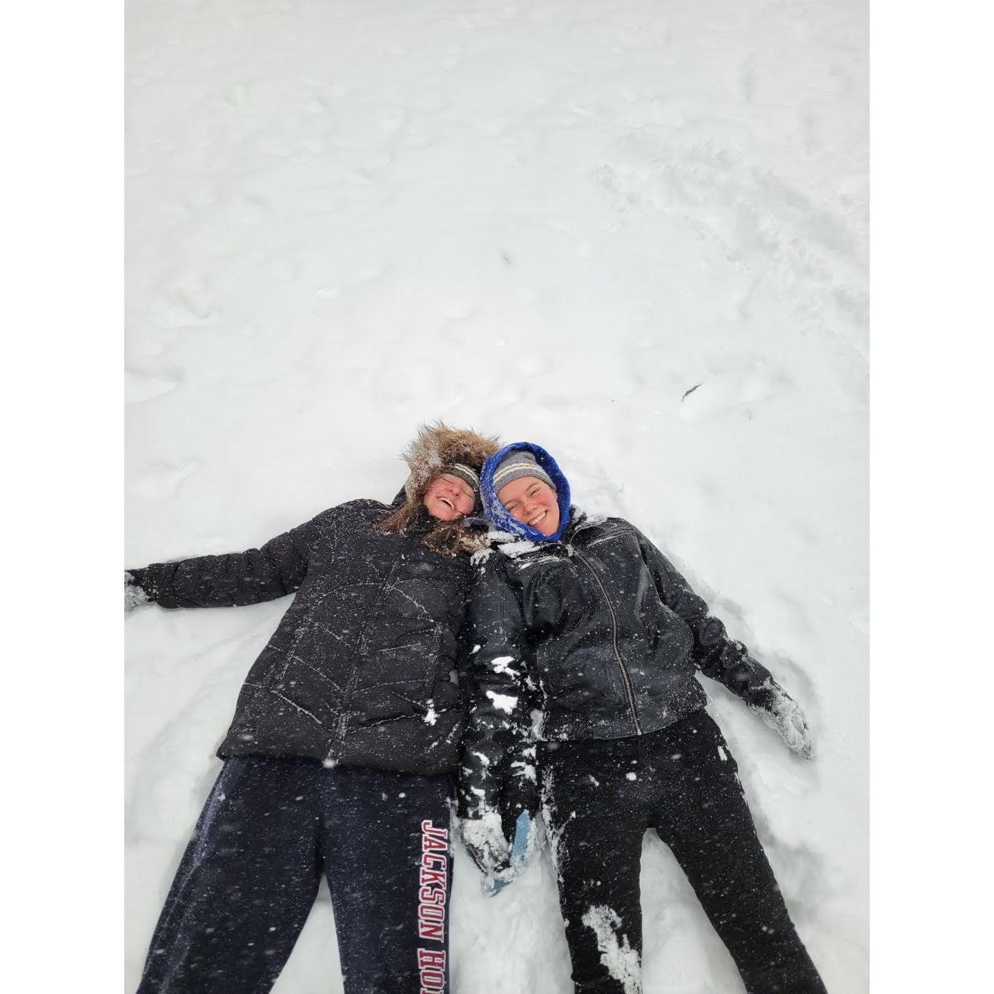First snow day together
