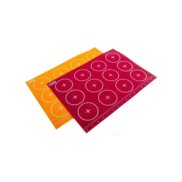Kitchen + Home Silicone Baking Liners - Set of 2 Nonstick Silicone Half Sheet Cookie Mat