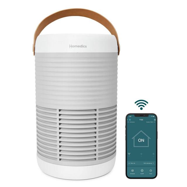 Homedics Smart True Hepa Large Room Air Purifier White