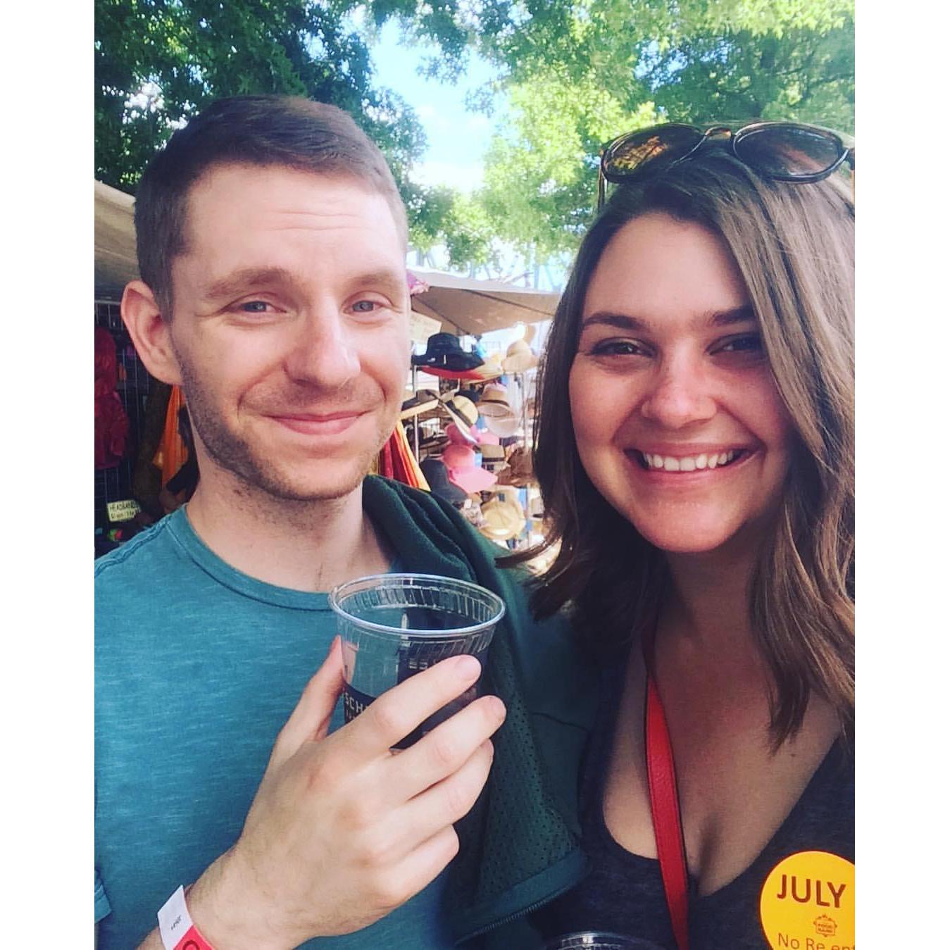At the Portland Blues Festival