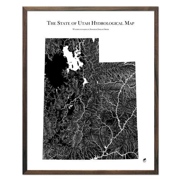 Utah Hydrological Map