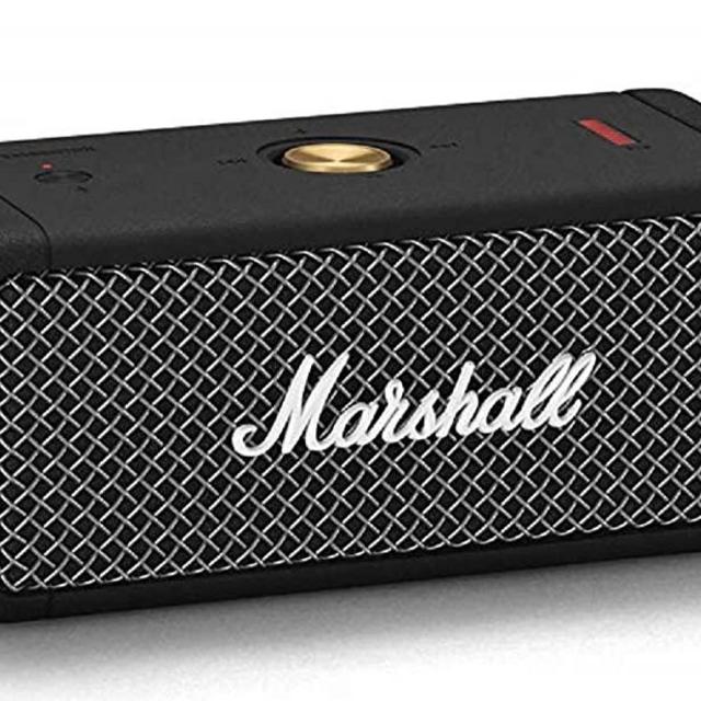 Marshall Emberton Portable Bluetooth Speaker, Black
