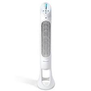 Honeywell - QuietSet 5-Speed Oscillating Tower Fan HYF260W - White