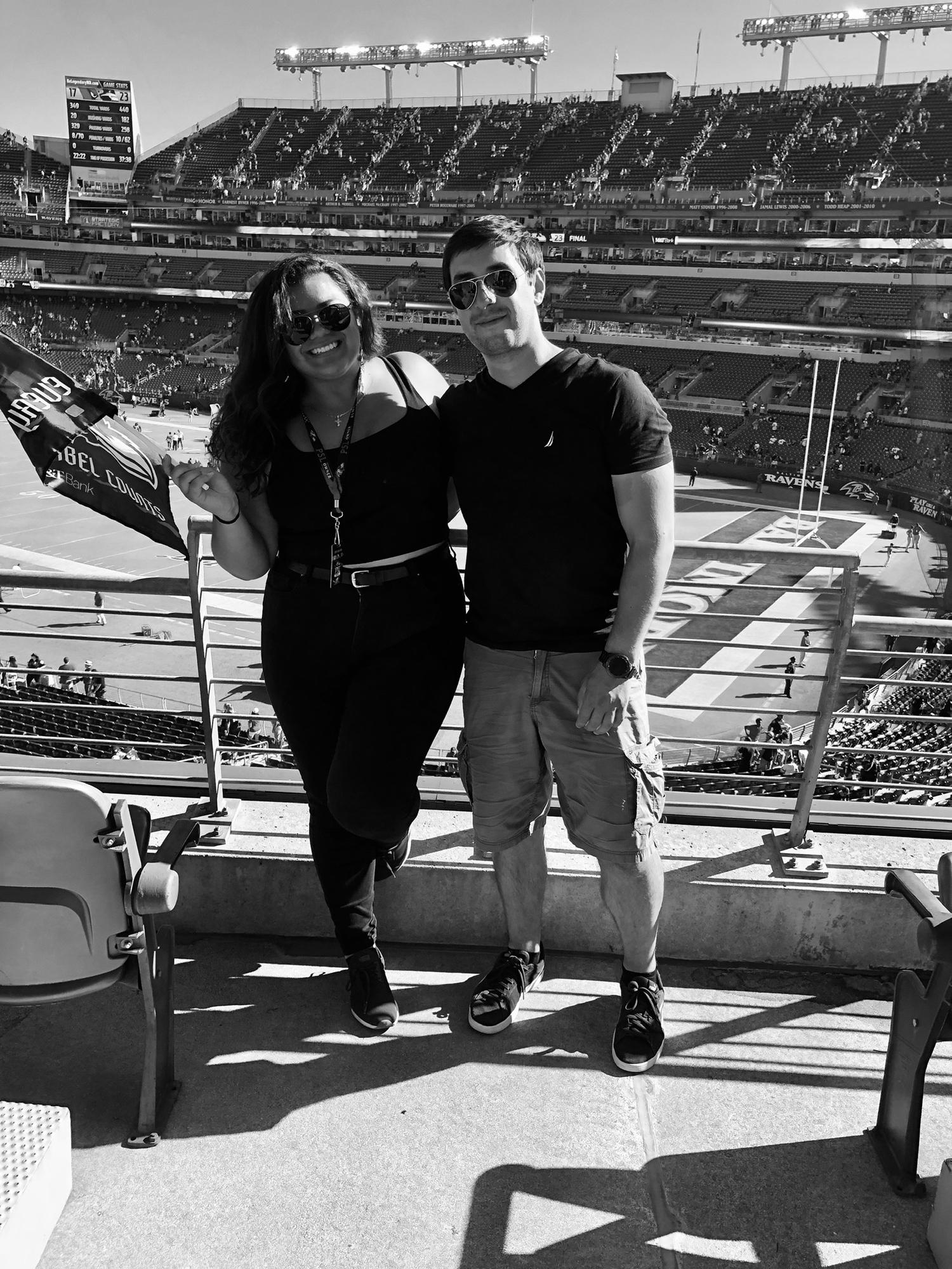 First Raven’s game, we won! #RavenFlock