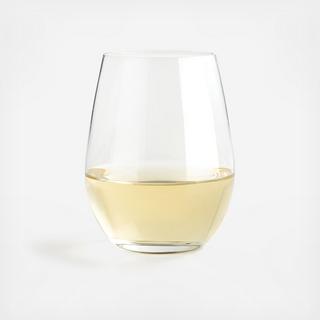 Vineyard Stemless White Wine Glass, Set of 4