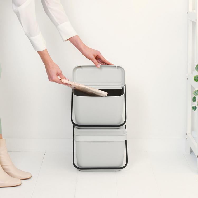 Sort & Go Stackable Recycling Bin