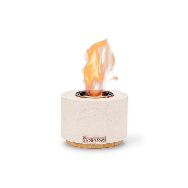 Solo Stove Cinder Tabletop Fire Pit for Indoor or Outdoor Use, Fire Bowl with 1 Gel Fuel Can, Oderless and Smoke-Free Crackling Flame, Dia: 6 in, H: 4.25 in, Weight: 5.62 lbs