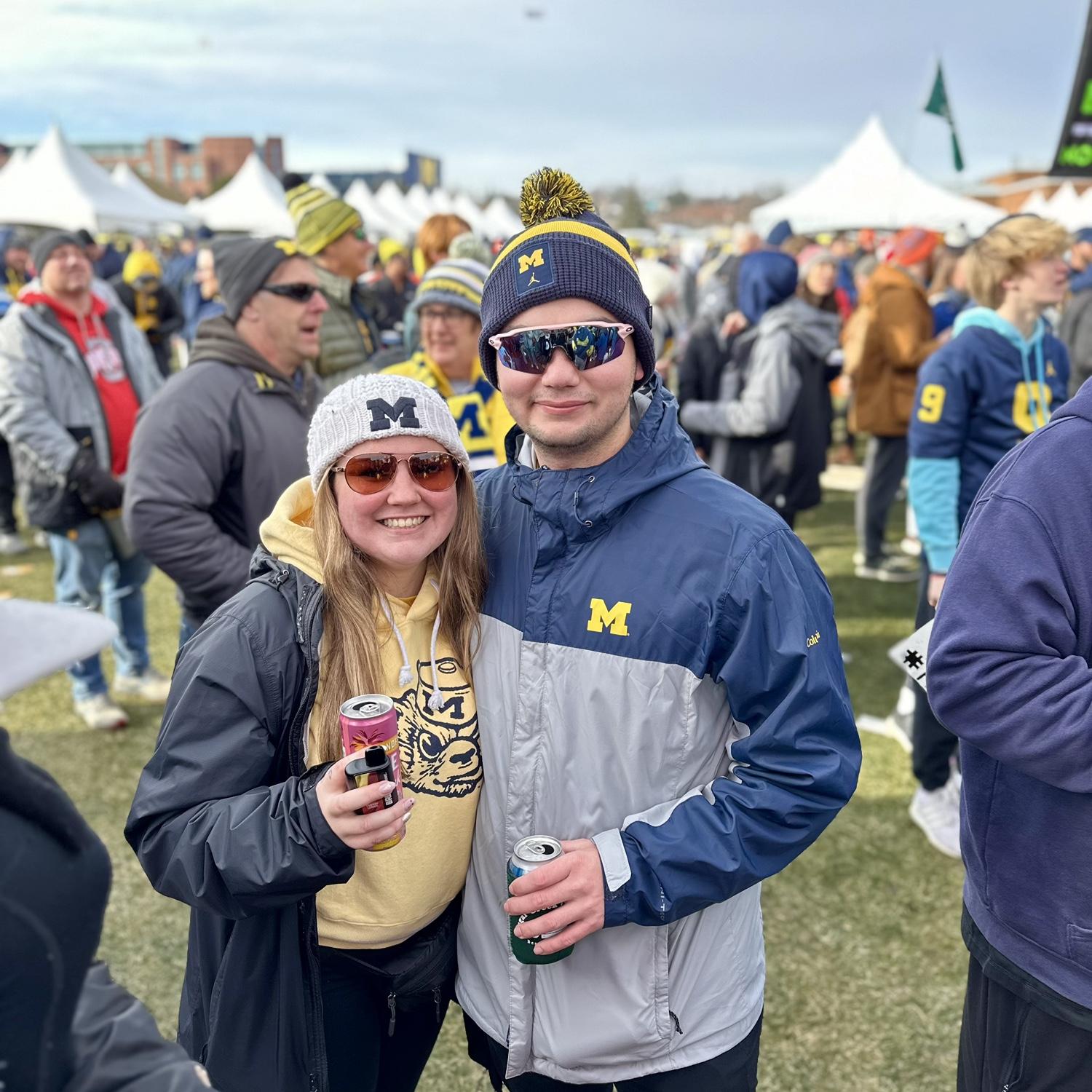 Our first time at the Michigan vs Ohio State game in 2023