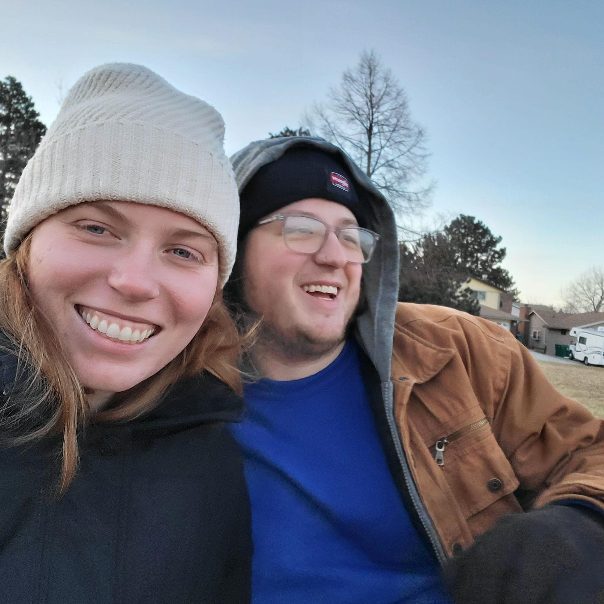 Lounging at our favorite park