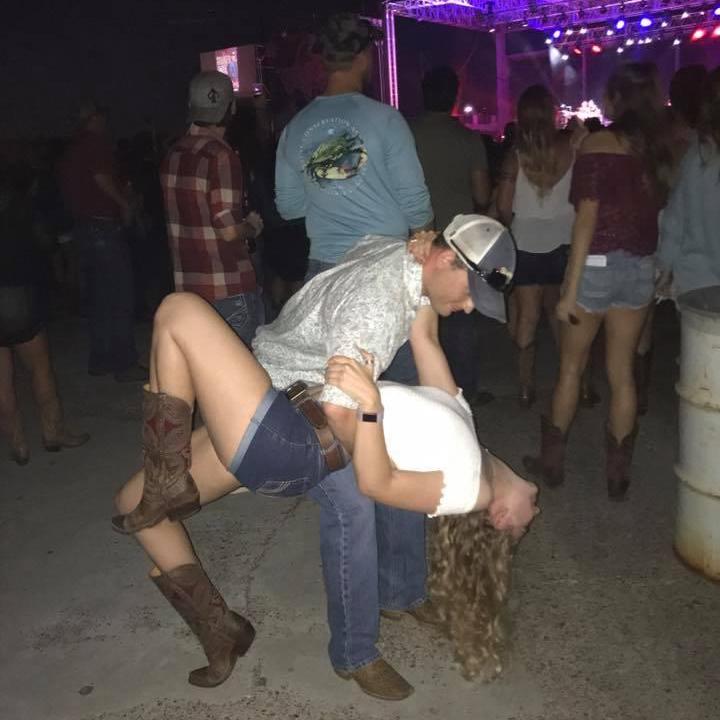 Doing what they do best! Fun Fact: Jonathan and Diana's first date was dancing the night away at Whiskey River in Corpus Christi.