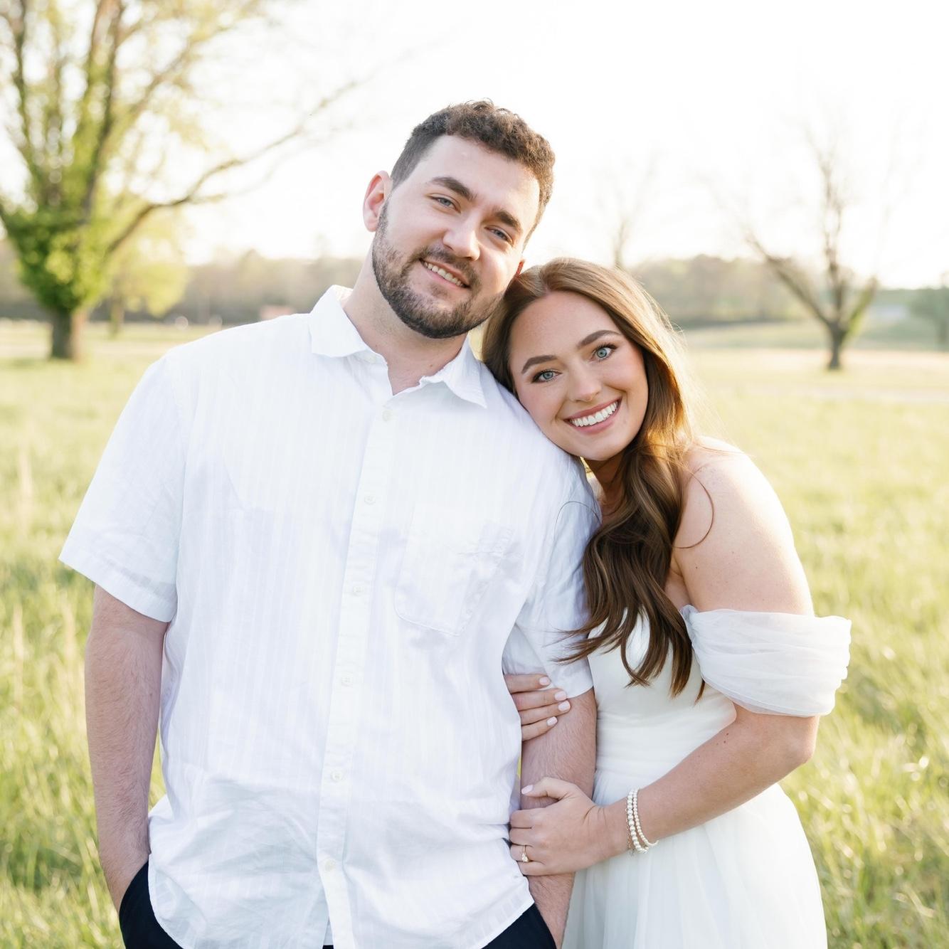 The bride to be and her groom