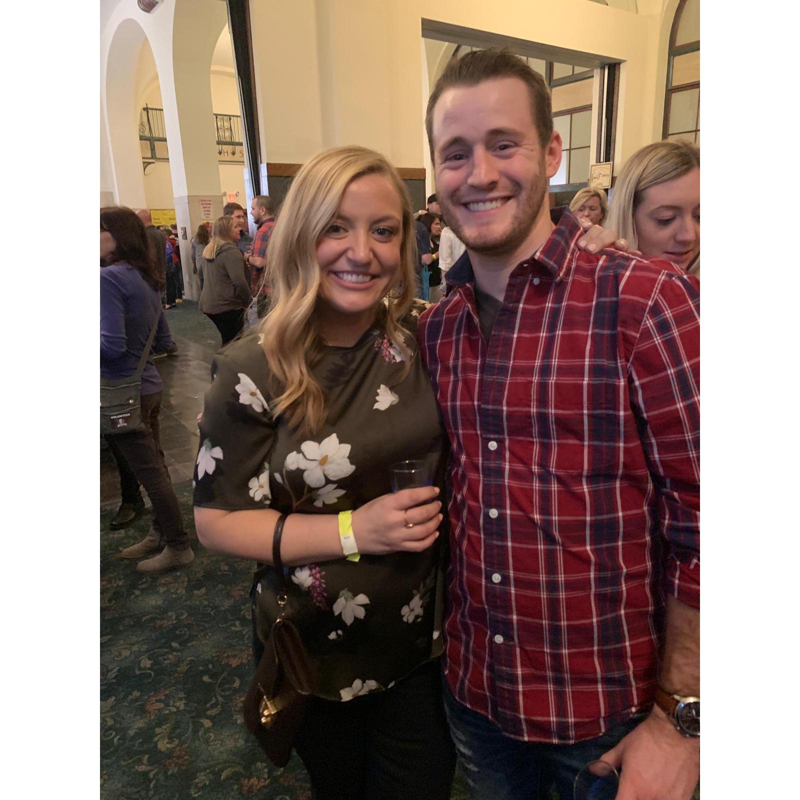 Our first picture together! March 2019!