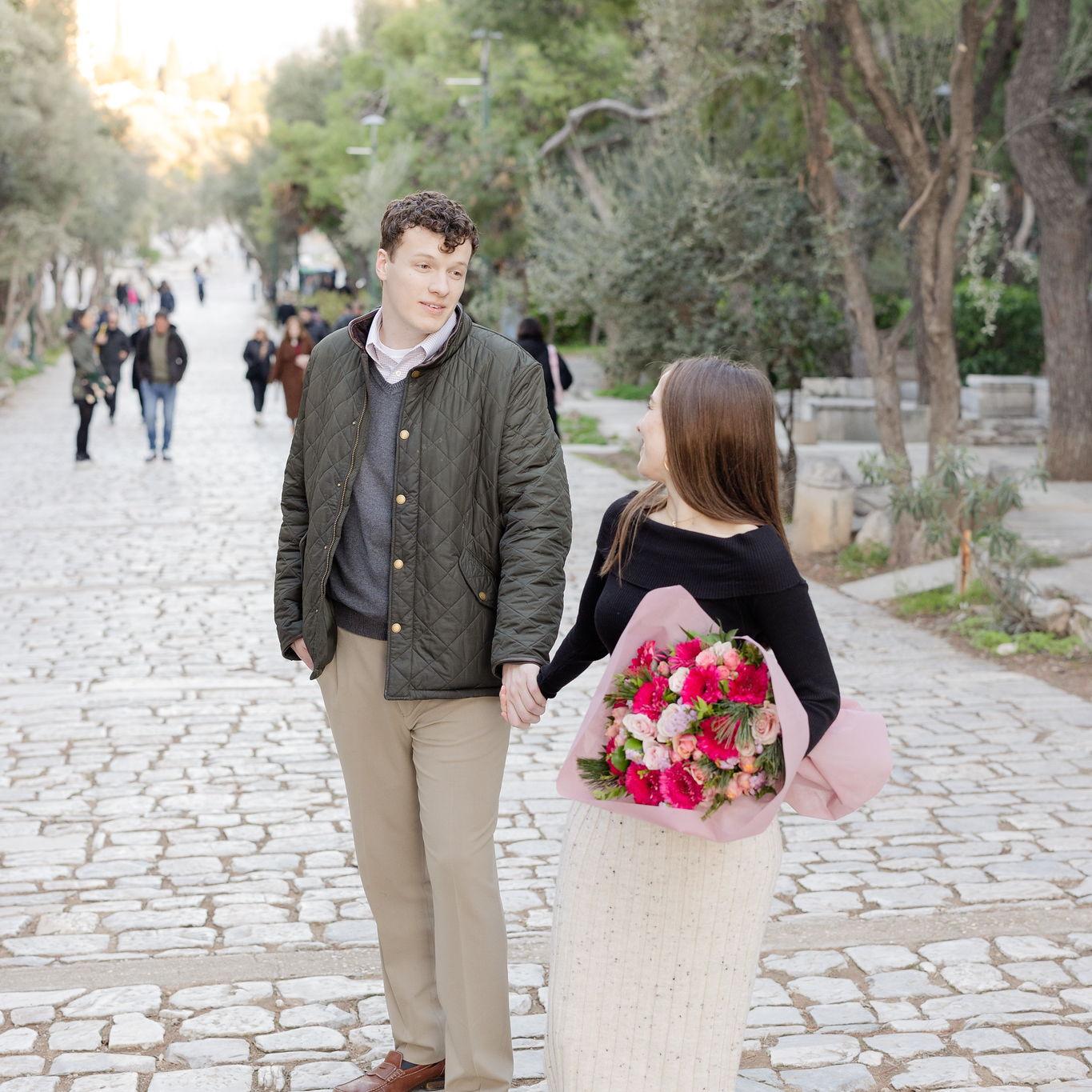 Photos from our engagement in Greece!