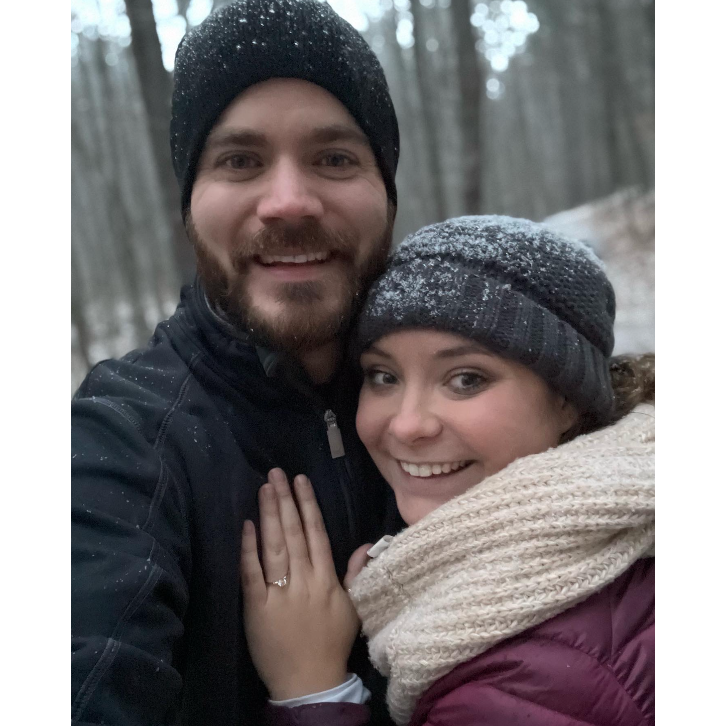 The day Tyler proposed in Thorncrag!