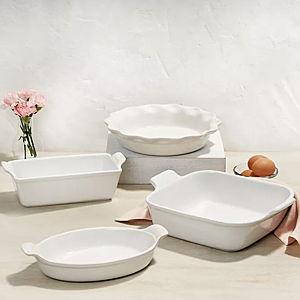 Stoneware 4-Pc. Heritage Bakeware Essentials Set