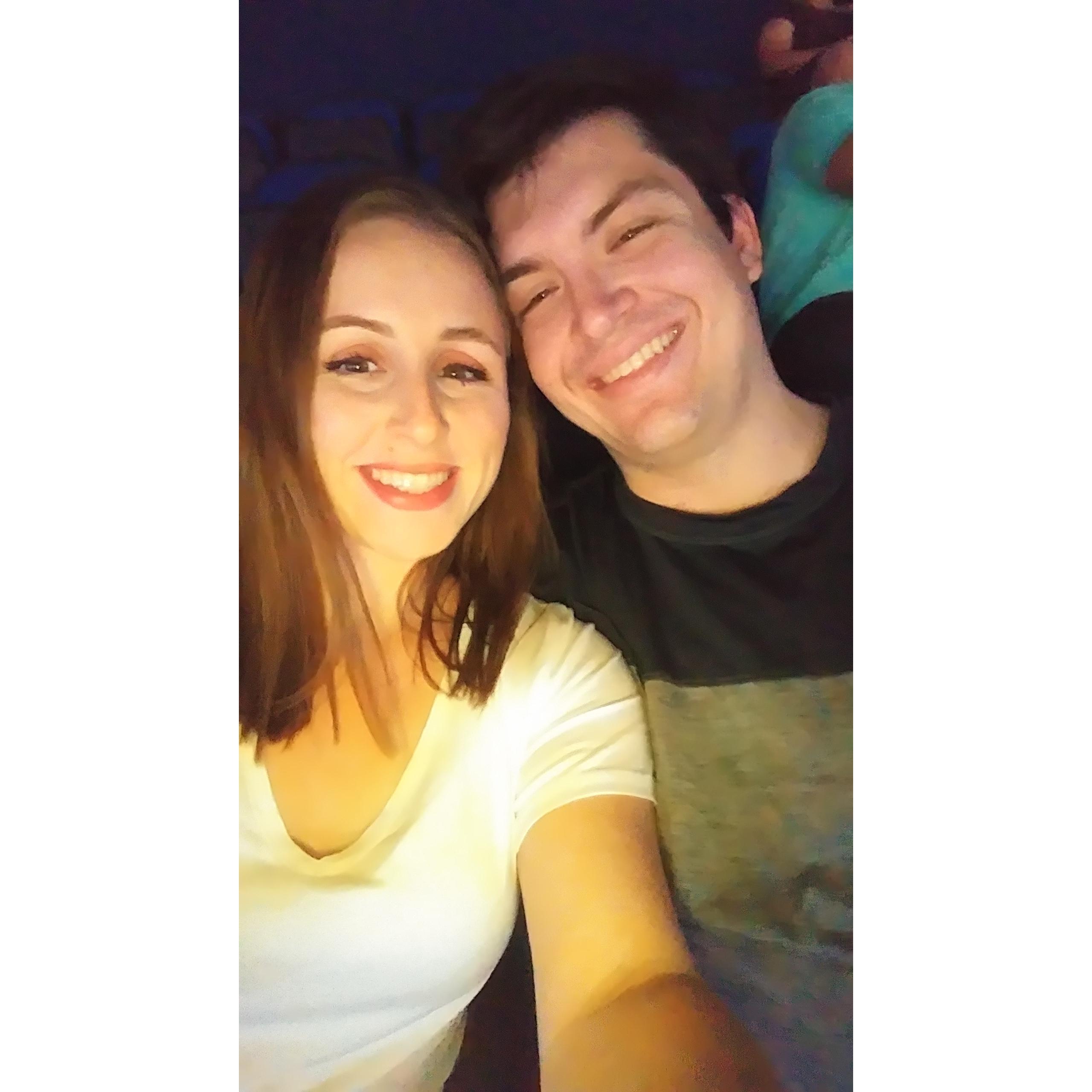 At the Jonas Brothers Concert!