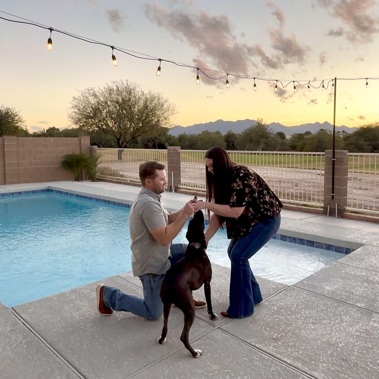 Kyle proposed on Christmas Day in front of our family! Best Christmas EVER