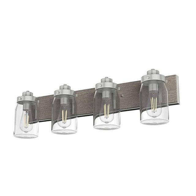 Hunter Fan Company 19150 Devon Park Vanity Light, Brushed Nickel