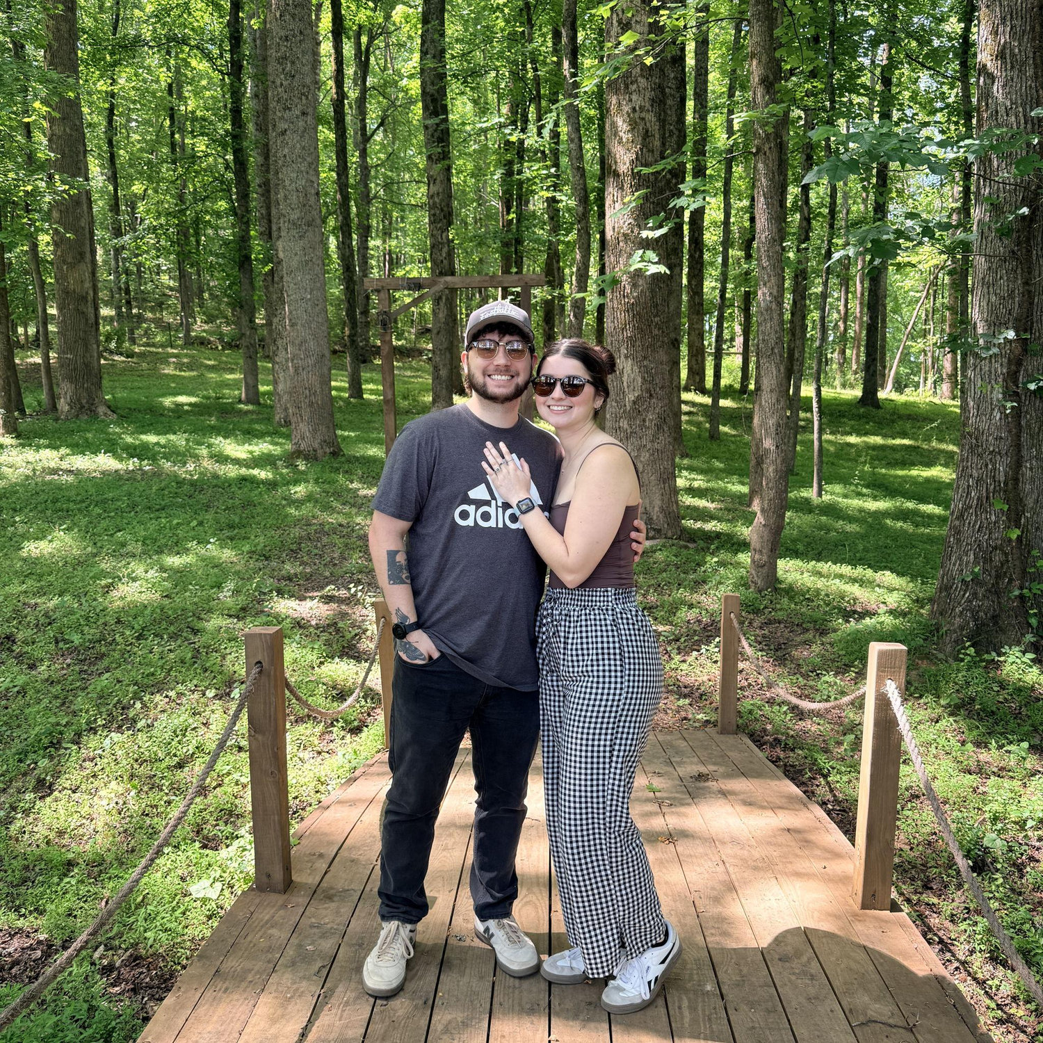 Visiting the wedding venue!