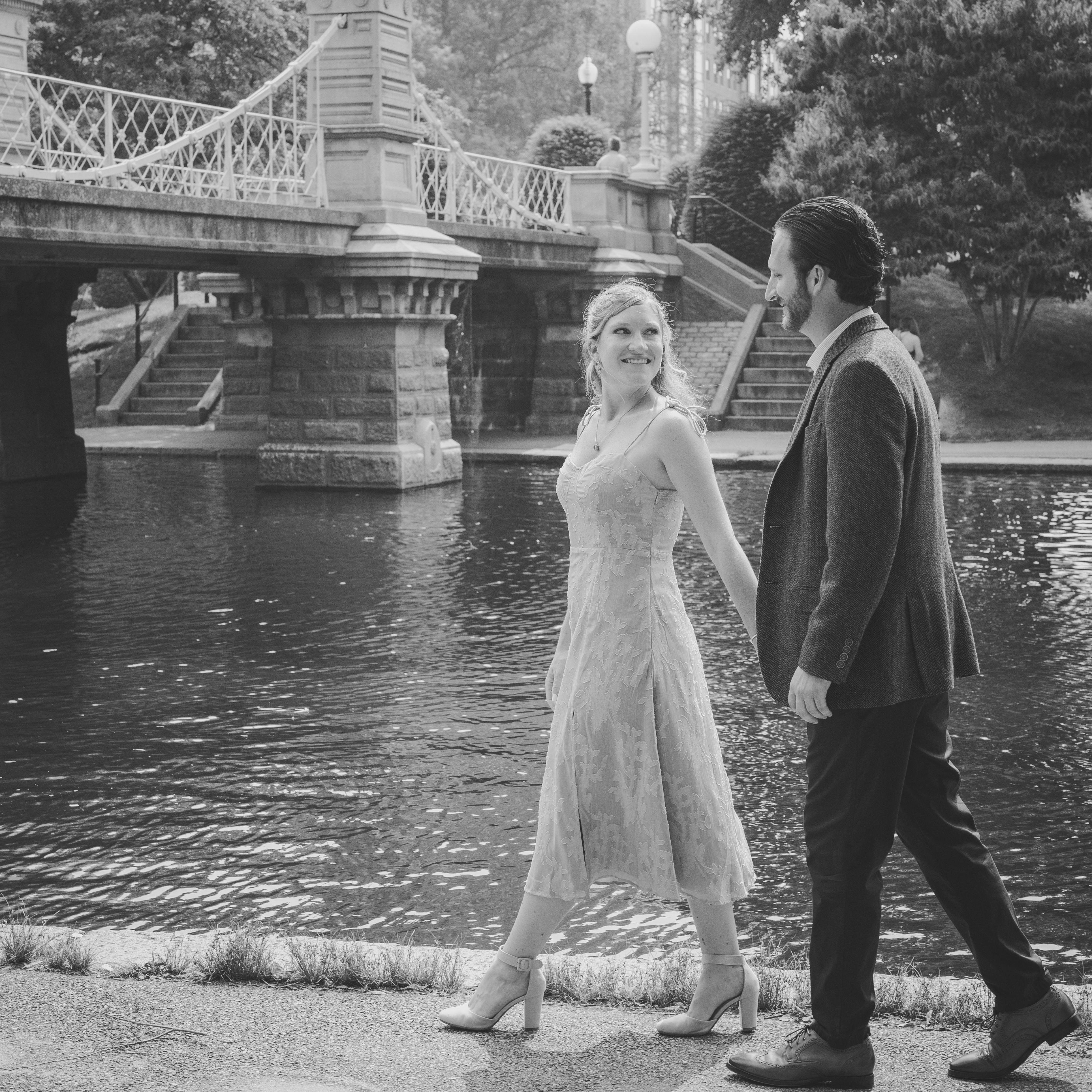 The Boston Public Gardens