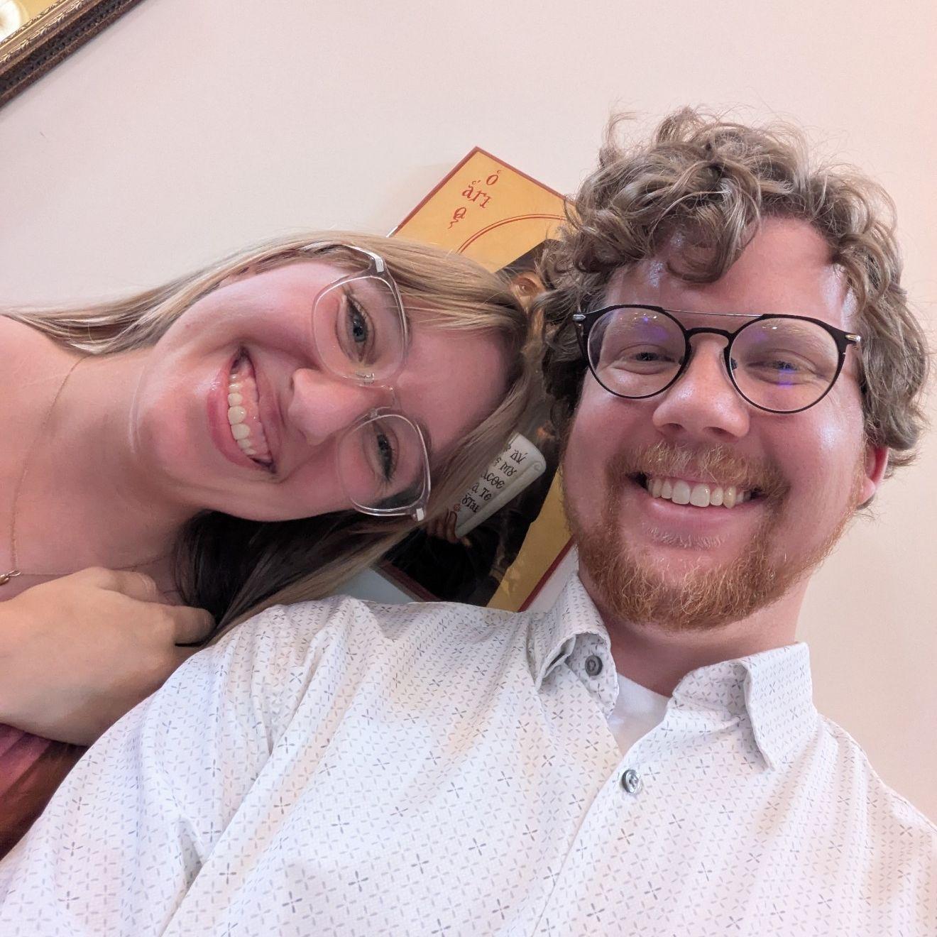 One of our first dates after becoming an official couple was down in Boulder at the consecration of Saints Peter and Paul. We got a little lost on the way there, but did make it on time!