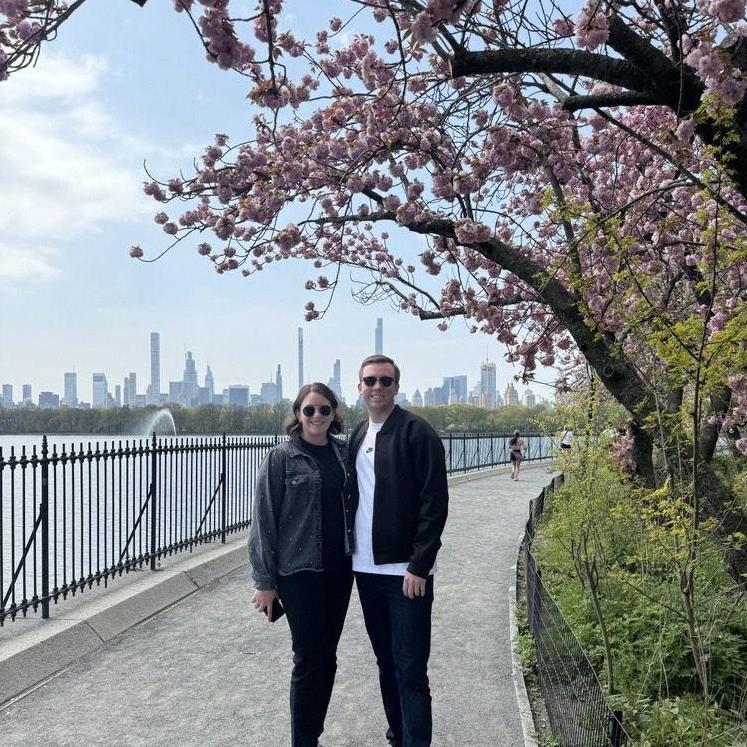 Enjoying Central Park in the spring