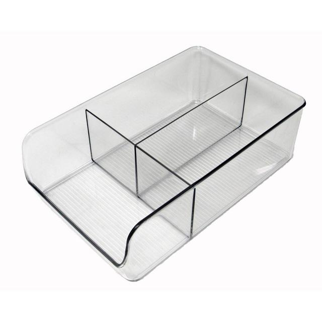 Dial Organizer with Dividers Clear