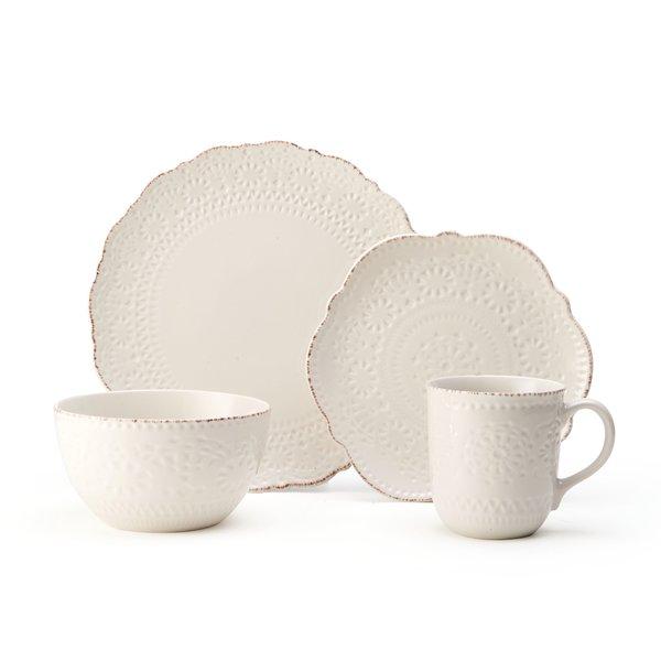 Chateau Everyday 16 Piece Dinnerware Set, Service for 4