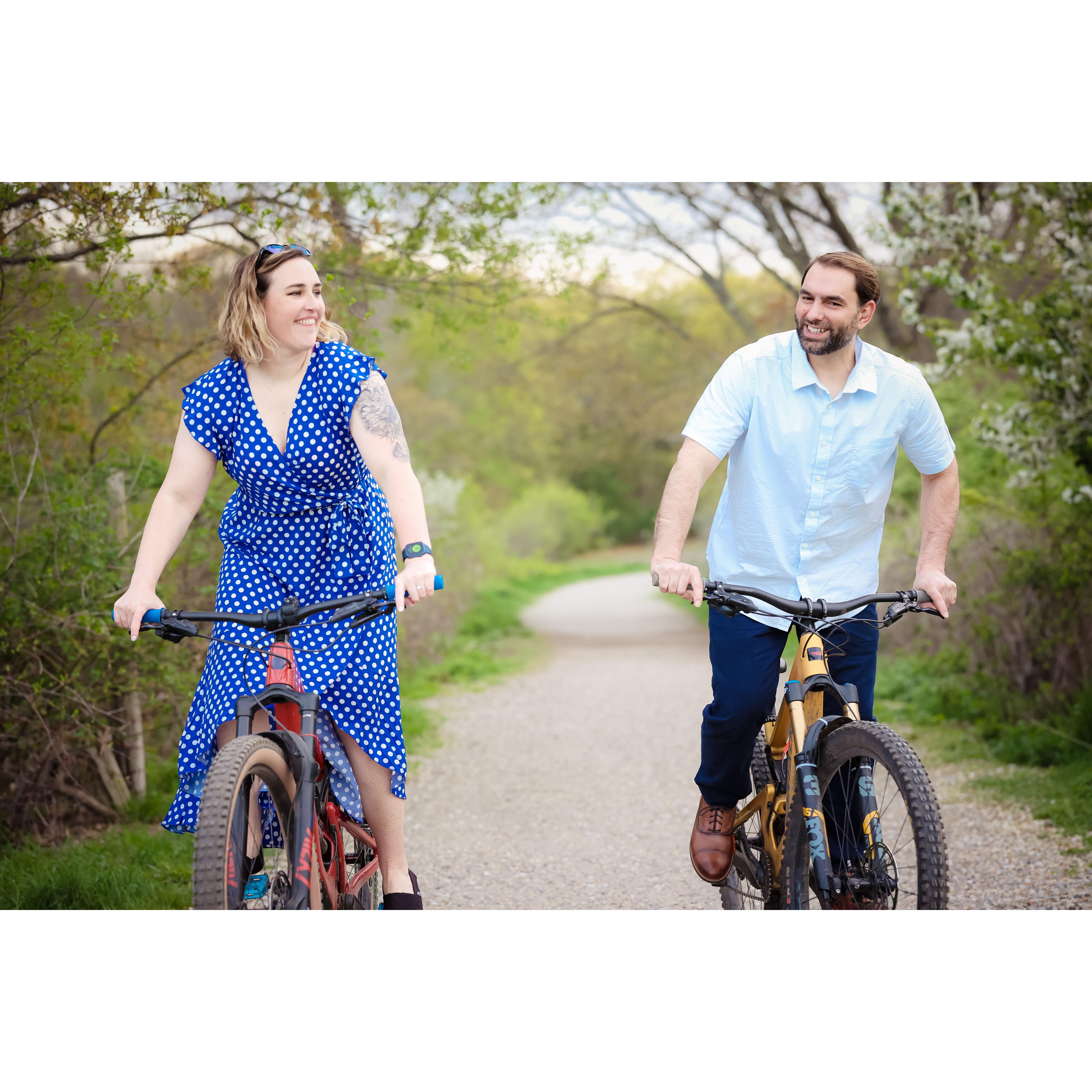 Bicycles are what brought us together!