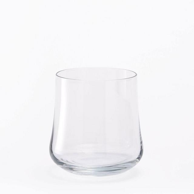 Hipped Glassware, Stemless White Wine, Set of 4