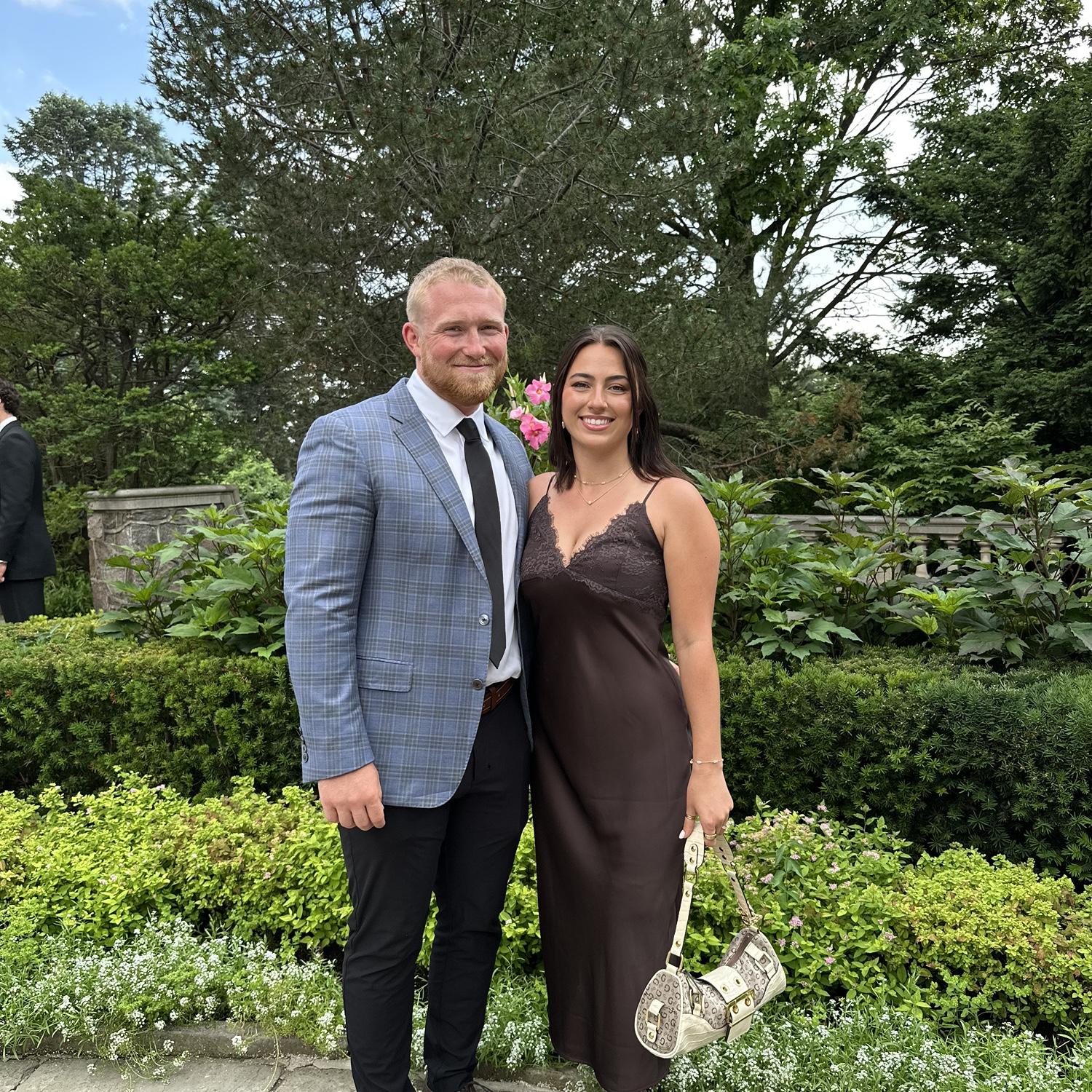 Us celebrating love at a friend's wedding