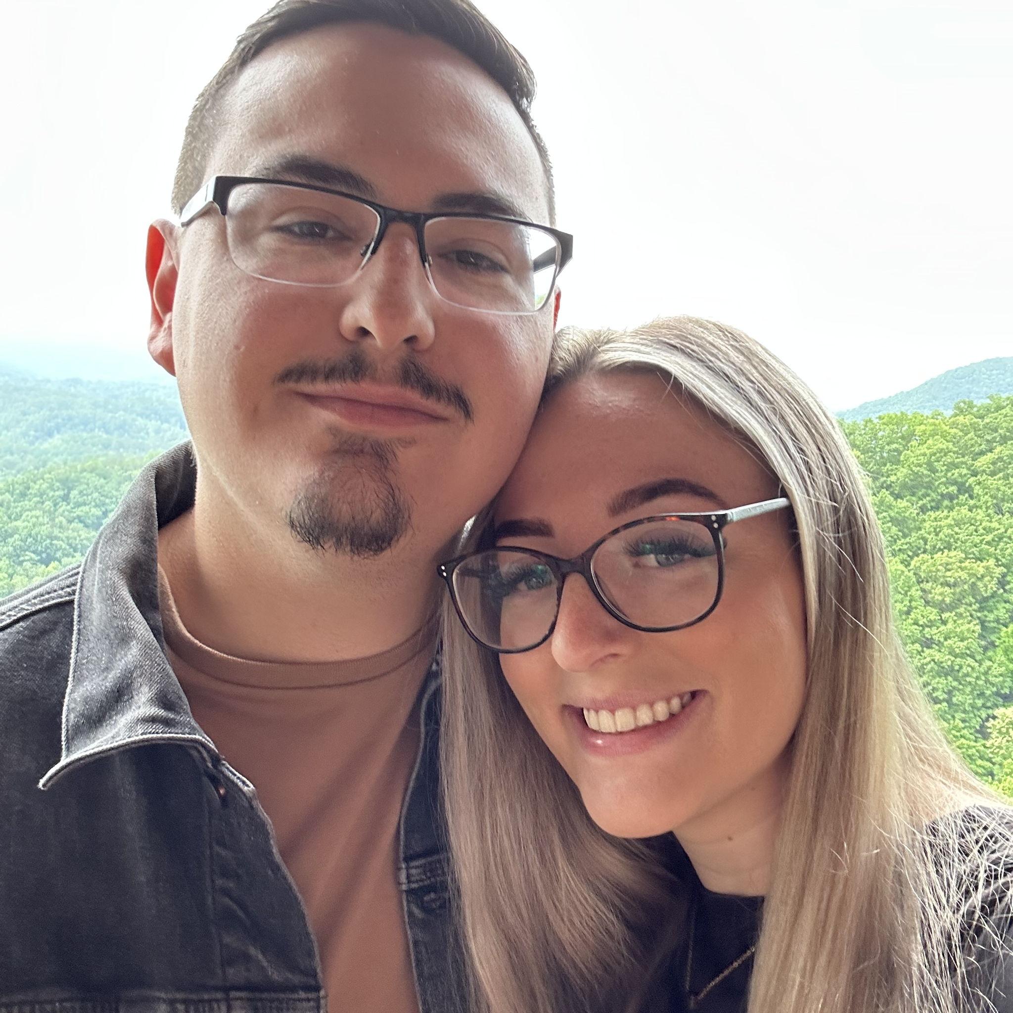 Our first Anniversary trip to the mountains!