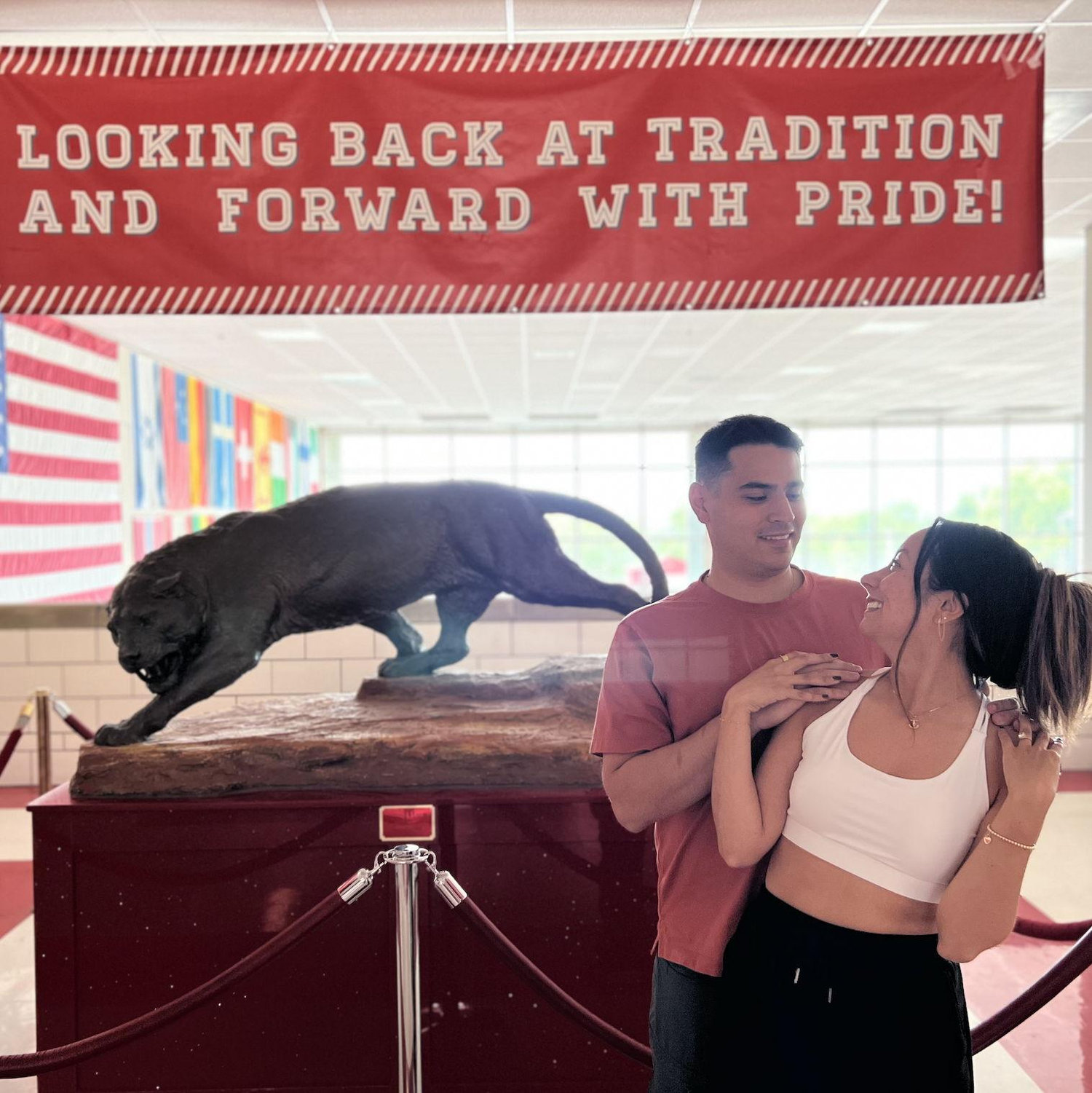 Paying tribute to the Disney Movie that inspired the beginning of their love story