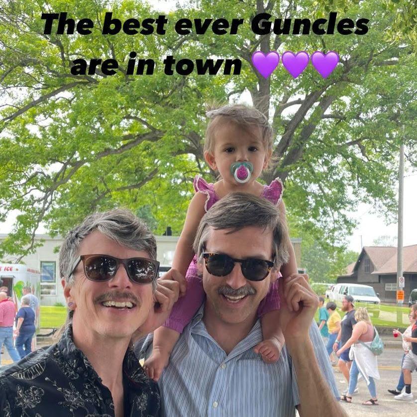 Kickin' it with our Great Niece Lennon