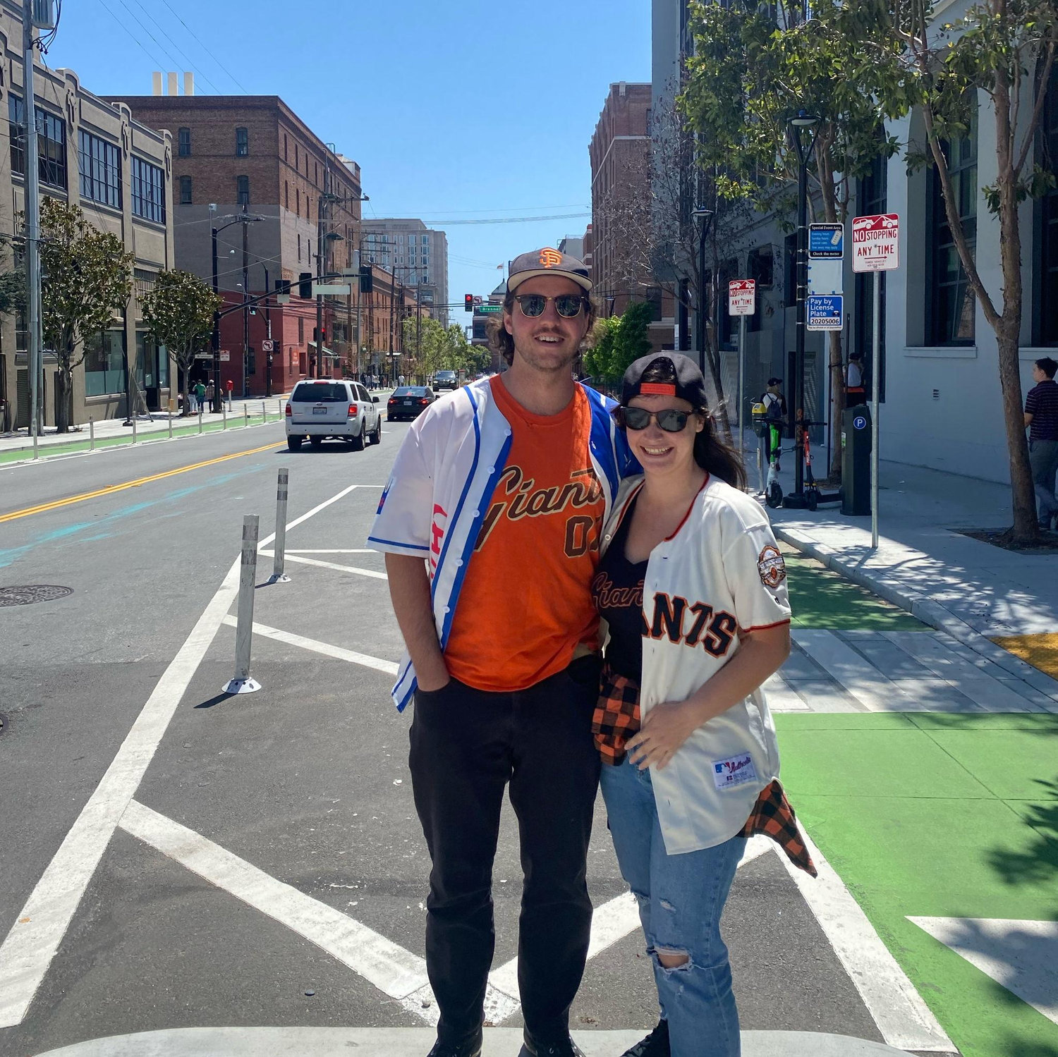 One of our many trips to see the SF Giants.